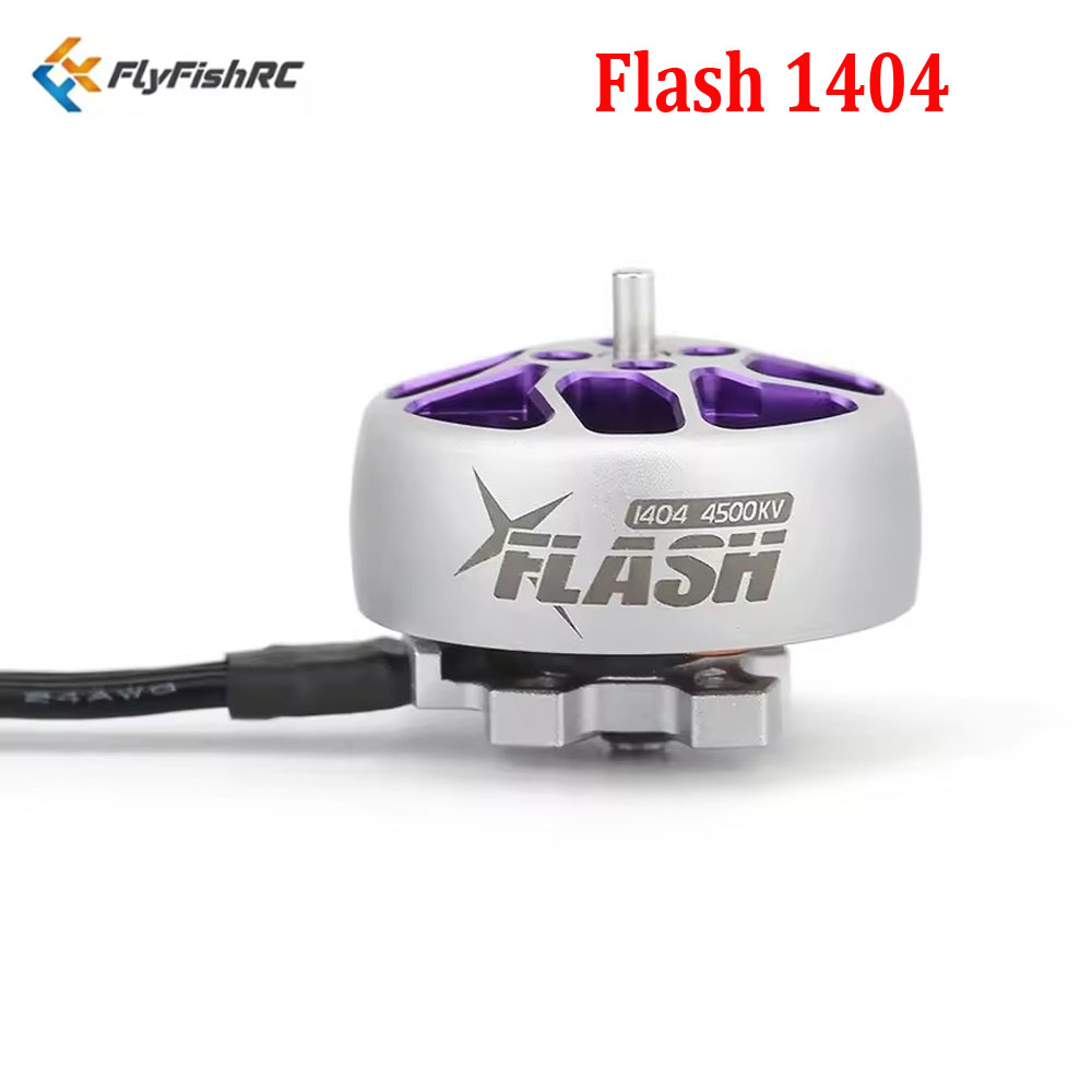 Drone Battery 4S - 4PCS FlyFishRC Flash 1404 4500KV Brushless