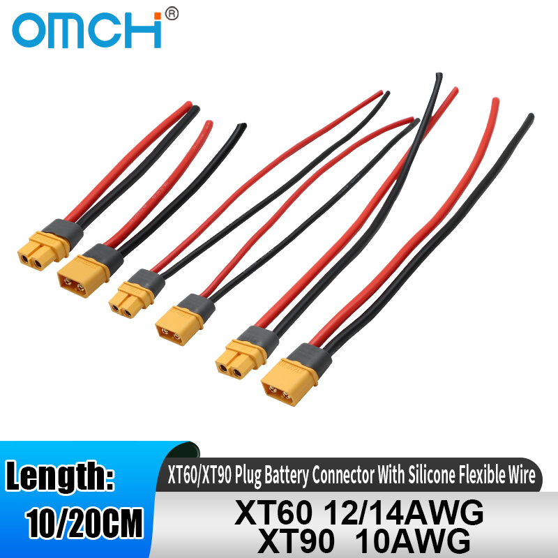 OMCH XT60 12/14AWG XT90 10AWG  - Drone Battery Connector recension och pris